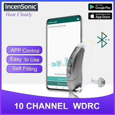 New Style Invisible BTE Hearing Aids 10 Channels Digital Hearing Aid SF101 Mobile Phone APP Program Fitting