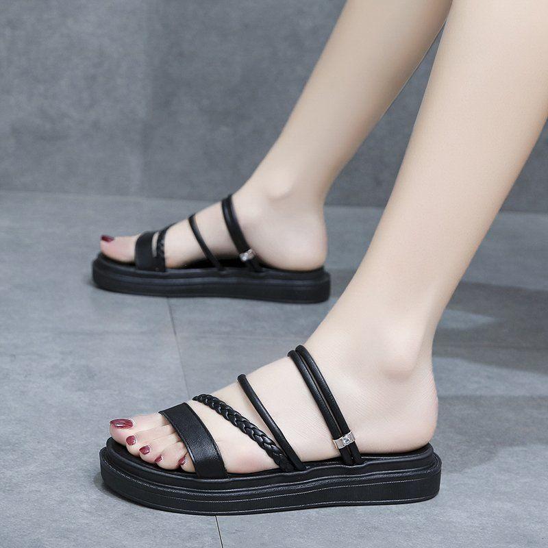 Roman Style Woman Shoes Outdoor Platform Open Toe Sandals for Women 2025 Summer Comfortable Chic and Elegant Luxury Shoe Sales