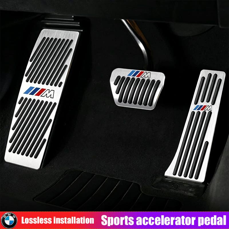 Accelerator Braking Foot Rest Pedal Cover For Car Bmw 3 5 6 7 Series X1 X2 X3 X4 X5 X6 F30 F10 E60G30 Automotive Interiors/Decal hkvr74