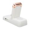 Cell Phone Stand with Bluetooth Speaker HD Surround Sound Adjustable Phone Holder with Speaker White