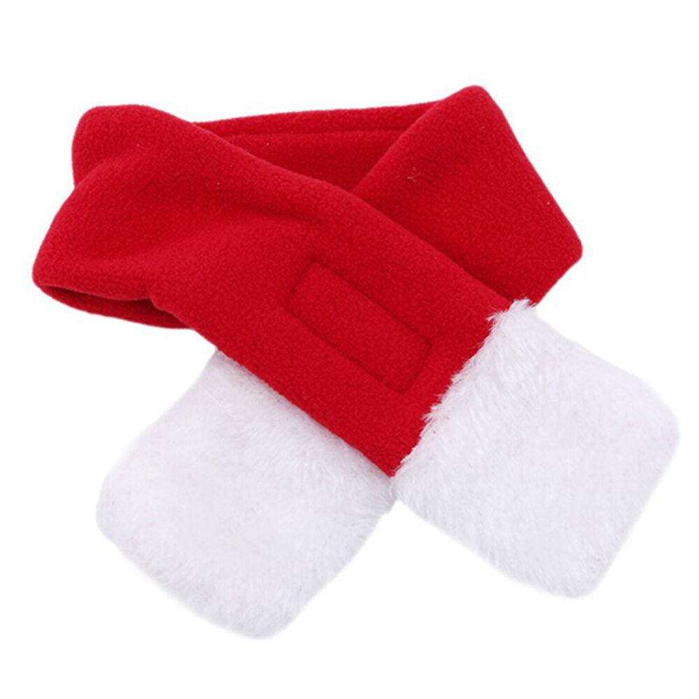 Christmas Pet Santa Hat + Scarf for Cats Dogs Puppies Xmas Decoration Costume