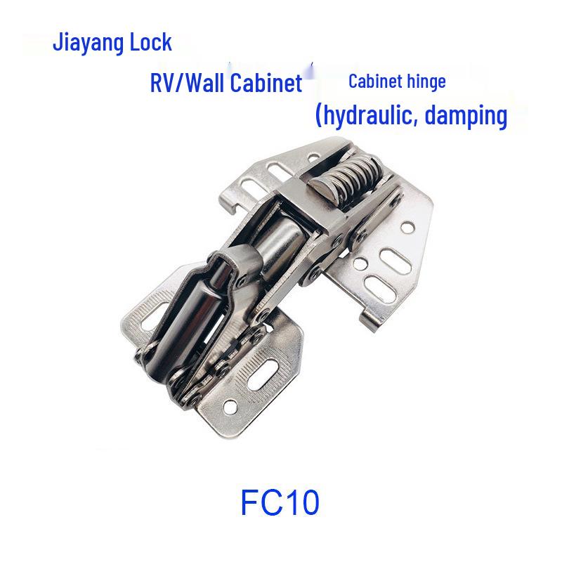 

FC01 Keyless Push-to-Open RV Drawer Lock in Black Gold, 10-Pack