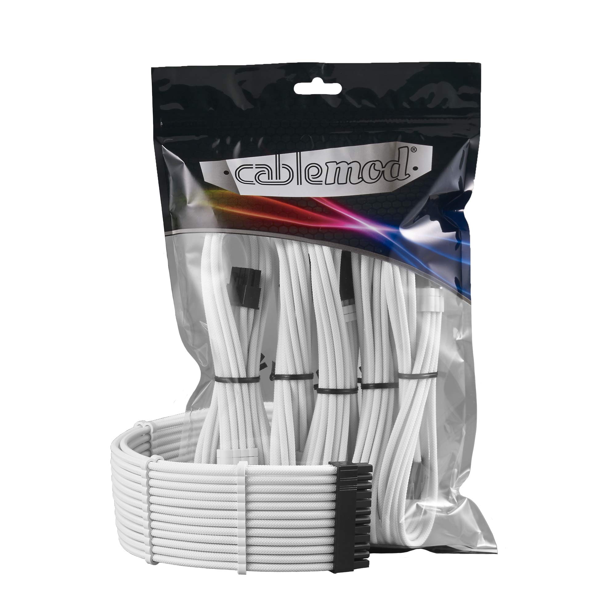 

CableMod Pro ModMesh Sleeved Cable Extension Kit (White)