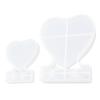 2KS Forma na fotorámeček ve tvaru srdce Silikonová forma na obrázek DIY Personalizovaná forma na fotorámeček pro domov