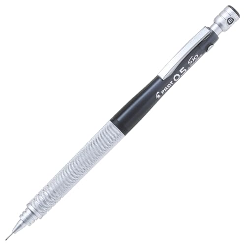 Pilot S10 Mechanical Pencil, Transparent Black Body, 0.5mm Lead (HPS-1SR-TB5)