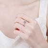 1ct Oval Cut Moissanite Wedding Ring for Women Dove Egg Sparkling Jewelry 100% 925 Sterling Silver Ring Female Band GRA