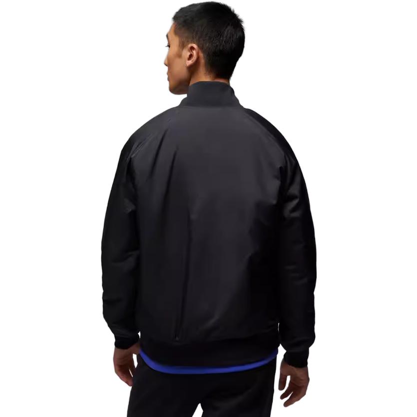 Jordan Solid V-Neck Button Jacket Men Jackets Black DV9792-010