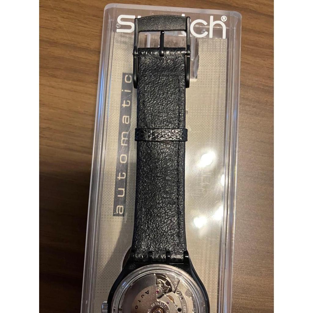 Used Rare working item Swatch watch automatic AUTOMATIC BLACK MOTION self-winding vintage
