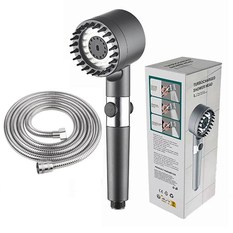 Ultra-Strong Supercharged Massage Shower Head Set with Filter & Hose