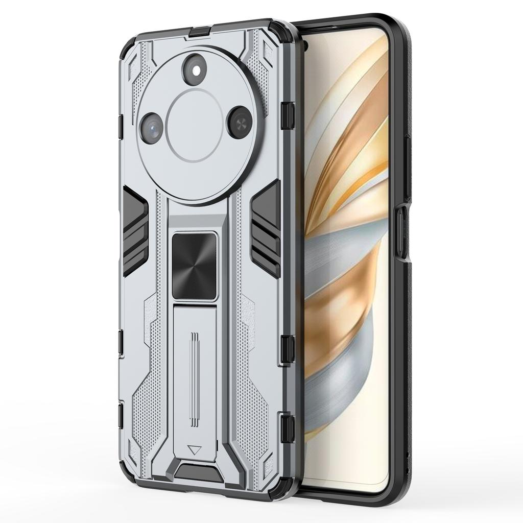 For Honor X60 5G Case PC+TPU Shockproof Phone Cover with Kickstand