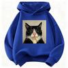 Autumn Spring Fashion Retro Vintage Smoking Cat Children's Sweatshirt Cute Harajuku Hoody for Boys Girls Casual Hoodies