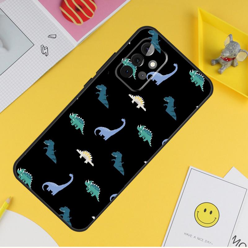 Dinosaur Pattern Case For Samsung Galaxy A36 A16 A56 A06 A54 A34 A14 A13 A53 A12 A22 A32 A52 A35 A17 A15 A55