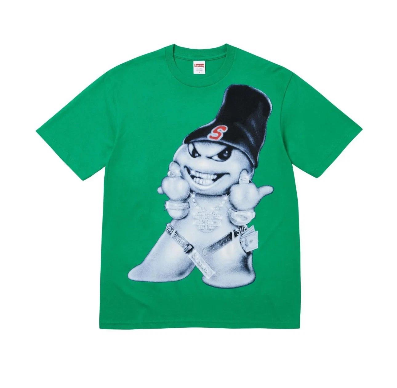 

SUPREME SNOWMAN TEE shirt GREEN SIZE XL FW25 BRAND NEW SEALED XL