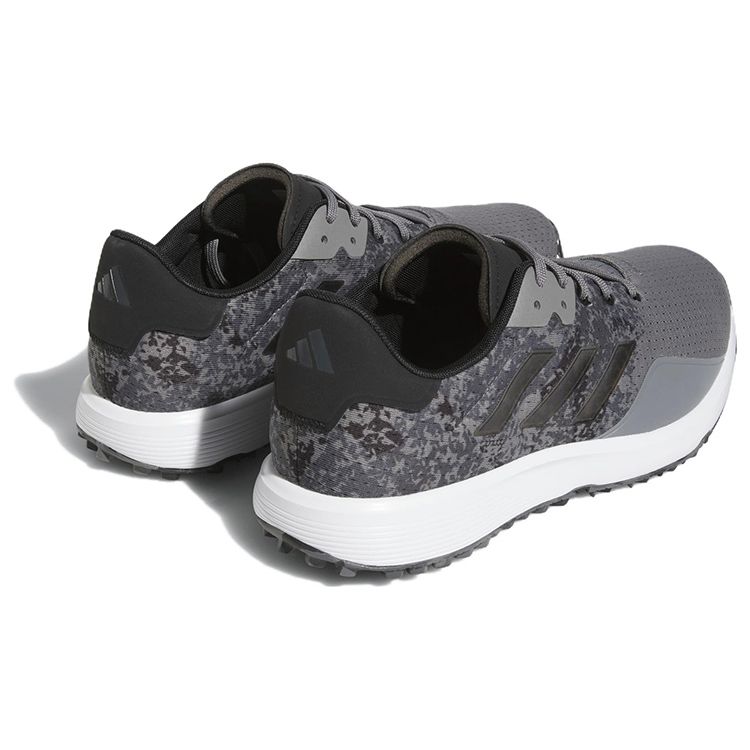 Adidas S2G SL 23 Slip Resistant Durable Shock Absorbing Low Top Golf Shoes Men Sneakers Gray White Black GV9408