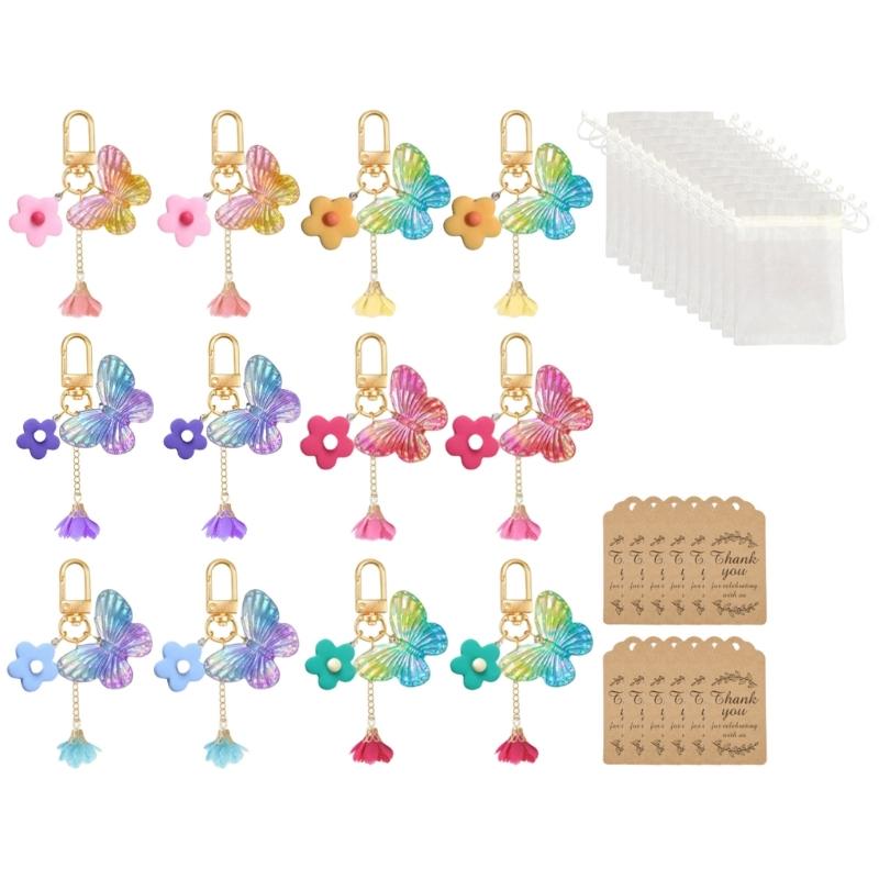 

Stylish Sunflower Key Holder Charm Eye Catching Sunflower Key Chain Accessory Set for Everyday Fashion Statements