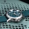 Pagani Design Man Watch 40mm Japan TMI VH88 Movt Sapphire Crystal Calendar 24 Hours 100M Waterproof Quartz Wristwatch Reloj Homb