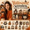 Double Sided Printed Wooden Halloween Tabletop Decoration for Festive Home Decor