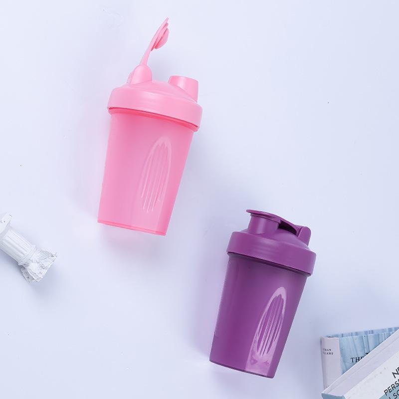 Sport Shaker Water Bottle 400ML Protein Powder Mixing Bottle Sport Fitness Gym Shaker Outdoor Portable Plastic Drink Bottle