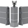 Actual/Ecran Luminos/Metalic Bază de Război Facility Model de Perete Cărămizi de Construcție Seria Militară Ansamblu Perete de Împrejmuire Jucărie Cărămizi Cadouri