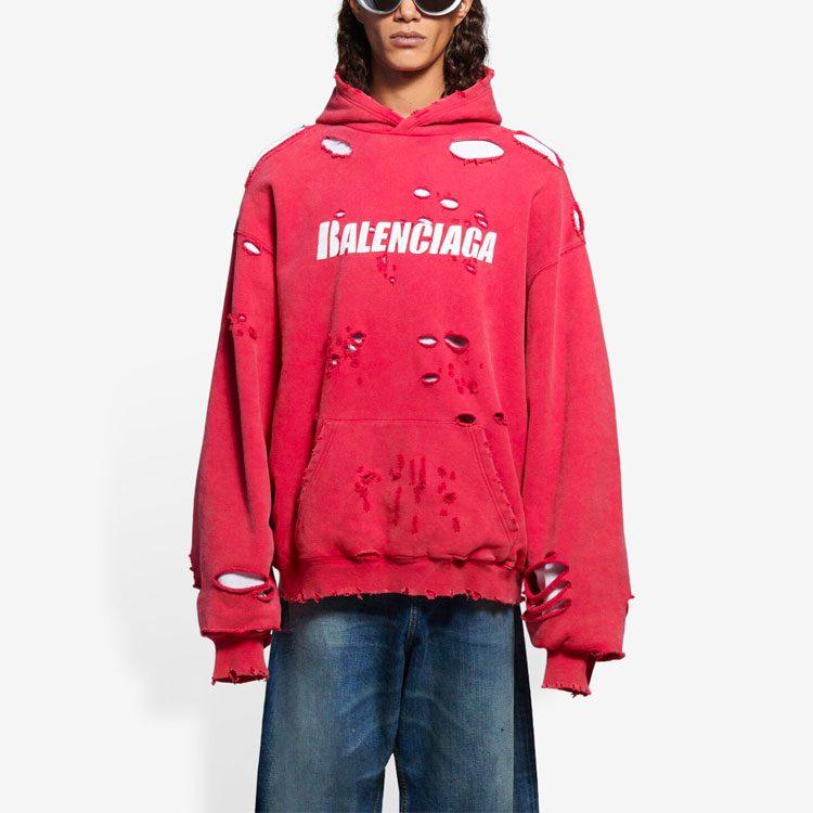 Balenciaga Destroyed Hoodie 659403TKVB66295