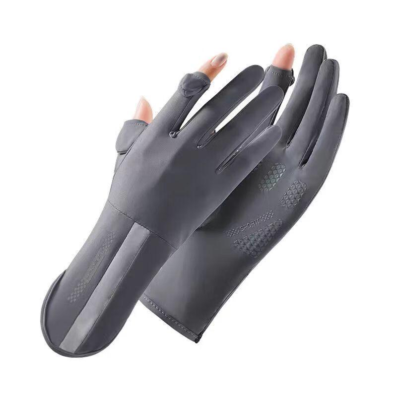 Ice Silk Sun Protection Driving Gloves