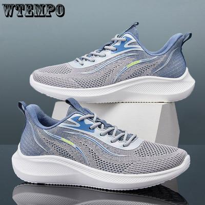 Męskie letnie trampki Air Cushion Outdoor oddychające siateczkowe buty sportowe antypoślizgowe grube dno miękkie dno buty do koszykówki codzienne buty do biegania