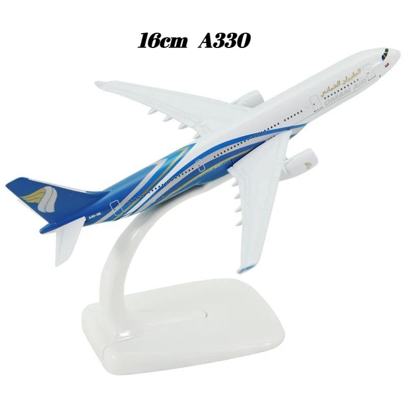 16/20 см Литой Металл Oman Air Airbus A330 Модель Самолета Модель Самолета Модель Самолета для Коллекции Дисплея Домашнего Декора белый