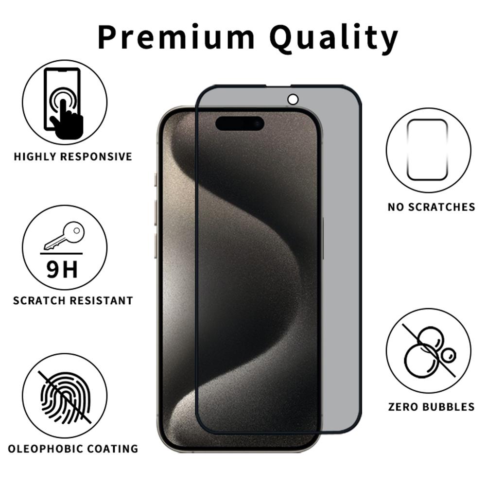 

10Pcs/Pack For iPhone 11 Pro Screen Protector 28-Degree Anti Spy 2.5D Silk Printing Film Type A