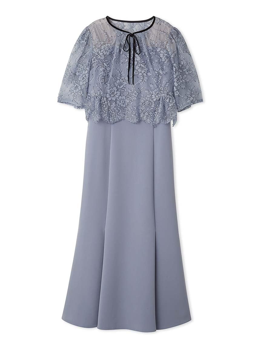 

Платье русалки с кружевной блузкой, комплект CWFO251303 SAX [Celford] Женское