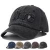 Justerbar Nyc Broderad Tvättad Baseballkeps Vintage Svart Snapback Hatt Solskydd Pappa Hattar För Kvinnor Män Näbbkeps