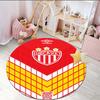 1PC Round Rug Soccer Player Printed Round Area Rug ,Rug For Home Office, Round Chair Rug, Decorative Carpet Fan Gifts Christmas Gift