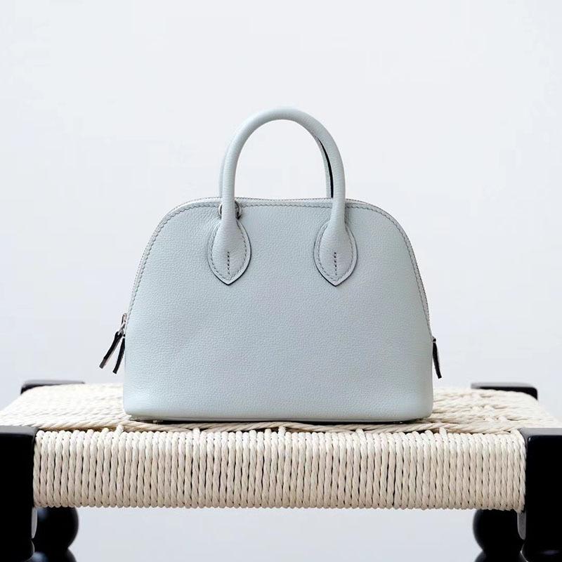 Gaoding Handmade Wax Thread Sheepskin Bowling Ball Mini 2025 New Eve Leather Shell Bag Shoulder Cross Shoulder