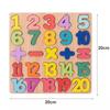 Giocattoli Montessori in Legno Blocchi da Costruzione per Bambini Classificatore di Forme Alfabeto Numeri Puzzle Jigsaw Giocattolo Educativo per Bambini Regalo per Bambino