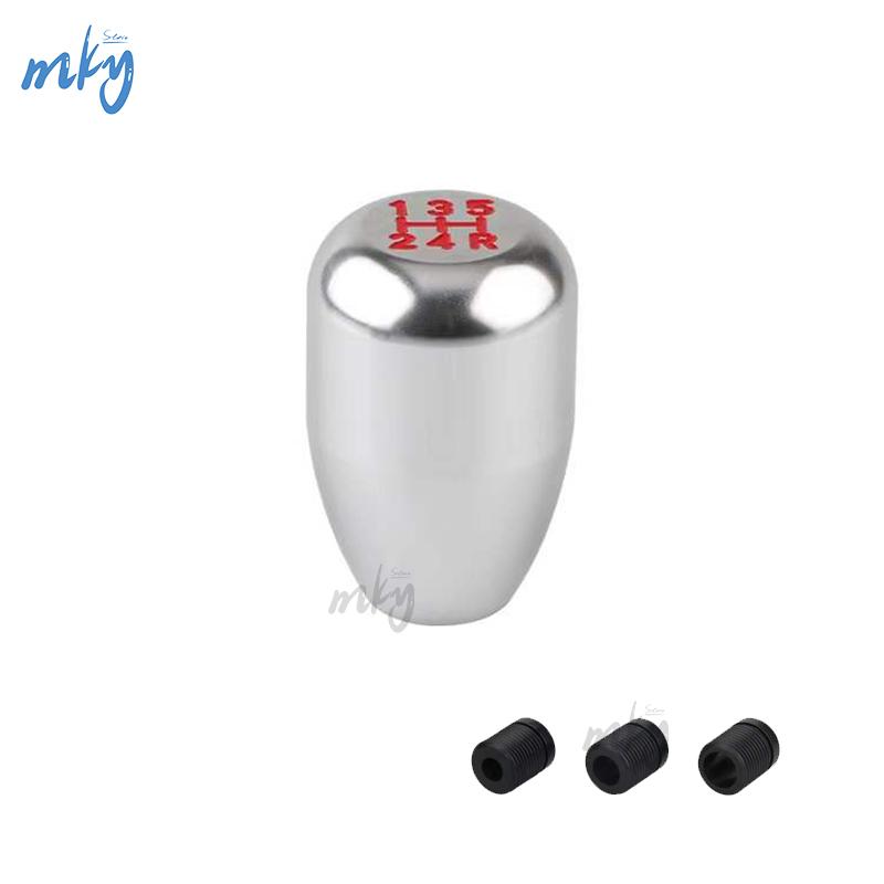 5 Speed Car Gear Shifter Knob Aluminum Manual Transmission Gear Shift Knob Shift Lever Automatic M8 M10 M12 Universal