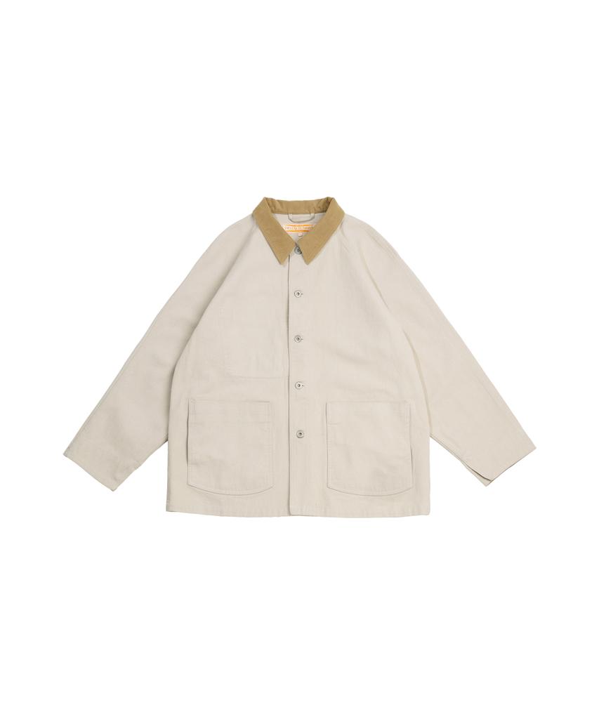 Hello Sunrise Washed Vtg Work Jacket_Ivory