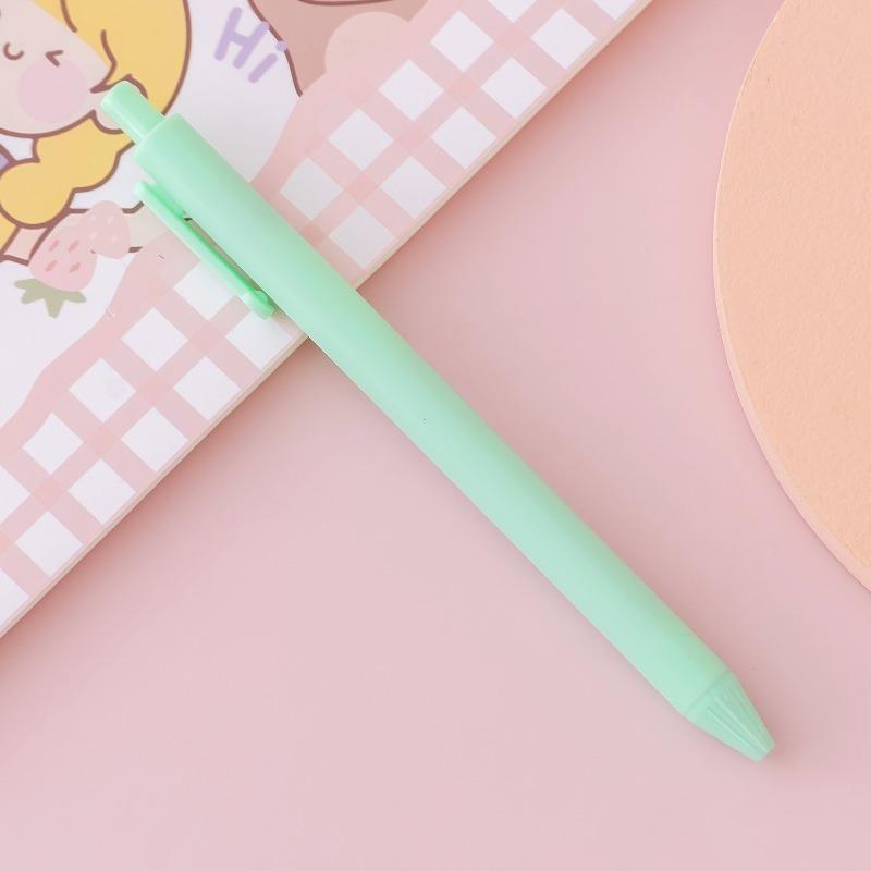 35 Pcs Cute Retractable Ballpoint Pen, 0.5mm, Quick Dry Black Ink Neutral Pen, Aesthetic Pens for Journaling Fine Tip Pens