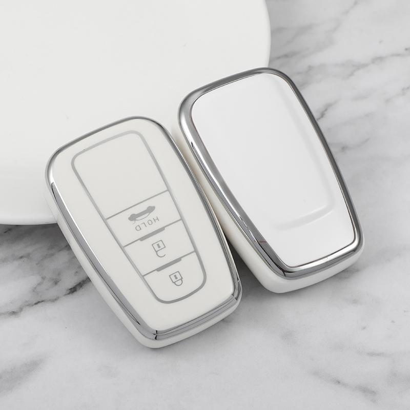 Mode 2/3/4 Taste TPU Auto Schlüssel Fall Volle Abdeckung Shell Für Toyota Prius Camry Corolla CHR C-HR RAV4 Land Cruiser prado Zubehör