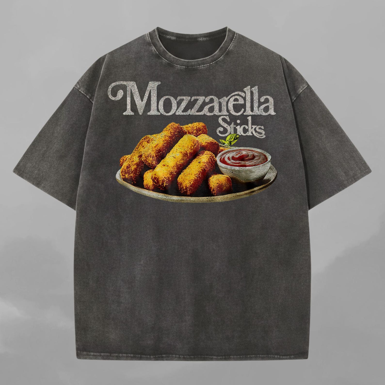 Mozzarella Sticks 90 s Shirt, Comfort Colors Shirt, Mozz sticks tee, Ironic 90s tee, Unisex cheese lover shirt L