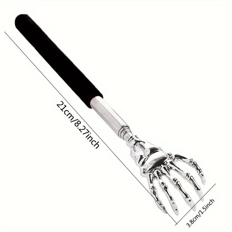 1pc Random Color Stainless Steel Back Scratcher Telescopic Scratching Massager Extendable Itch Old Man Happy Health Products
