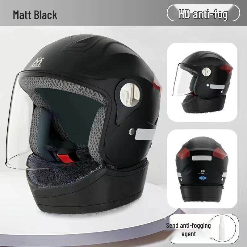 Women's Lightweight Winter Helmet for Electric Scooters - Anti-fog, Windproof, and Warm for Men and Women