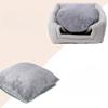 Winter Warm Dog Nest Semi Enclosed Cat House Super Soft Foldable Plush Pet House Suitable for Small and Medium Sized Cat/Dog Bed