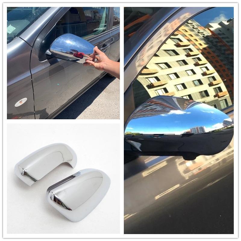 For Nissan Qashqai Dualis +2 J10 2007-2010 2011 2012 2013 ABS Chrome Side Door Rearview Mirror Cover Frame Trims Car Accessories