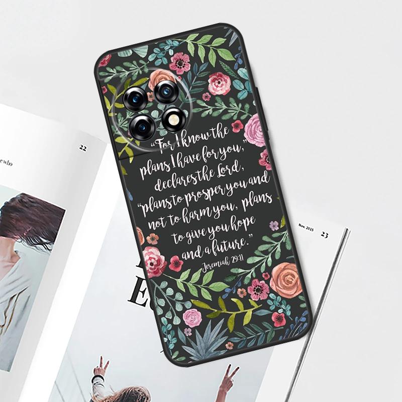 Bible Verse Case For OnePlus Nord CE 5 2 3 4 Lite N30 OnePlus 11 12 13 15 13T 13R 10T 12R 9 10 Pro Cover