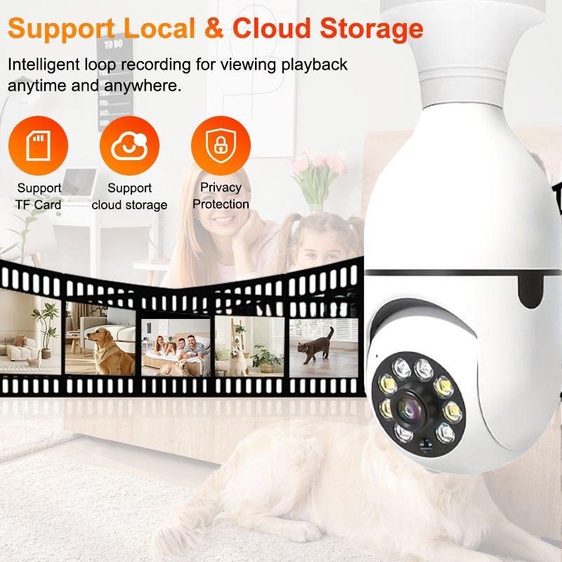 WiFi HD Rotating Light Bulb Camera: Wireless Monitor with Exclusive Hot-Selling Features