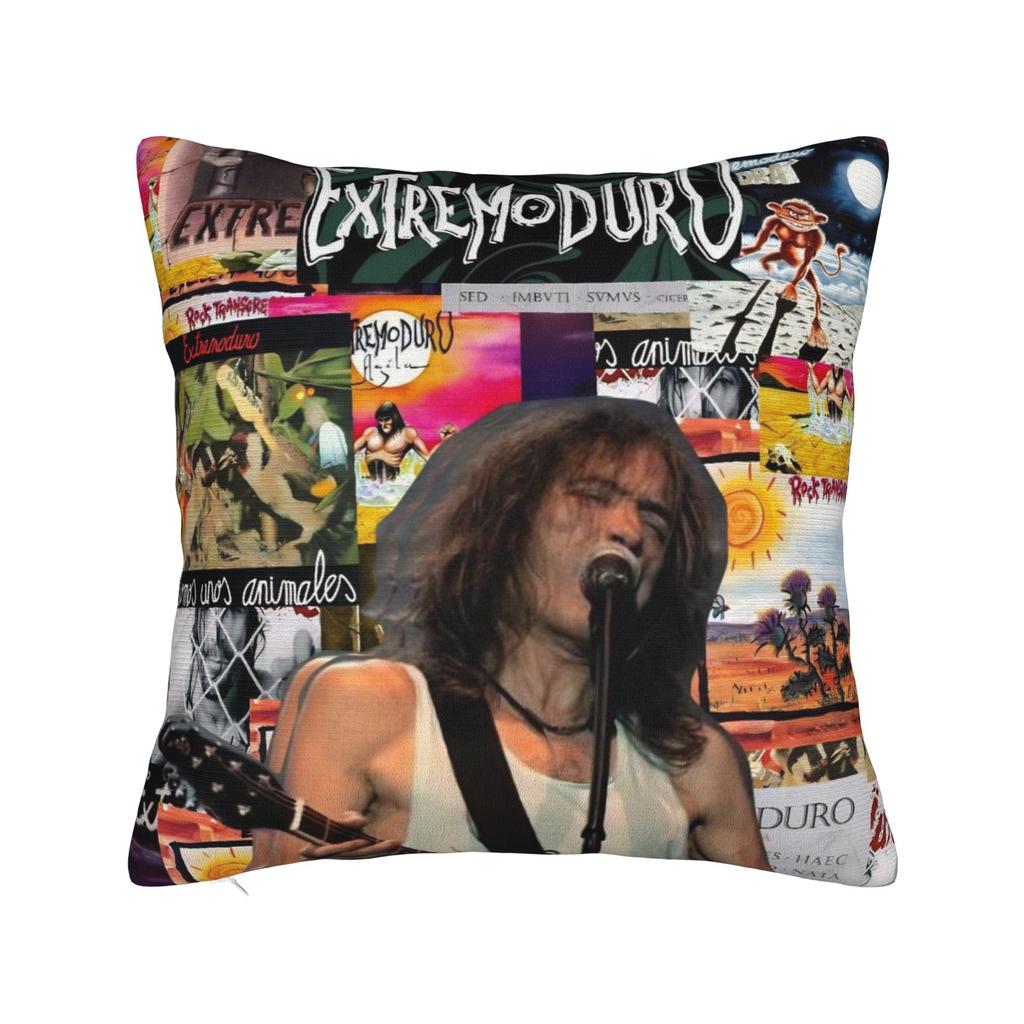 Extremoduro Rock Band Tour Pillowcases Merch Printed Cushion Cover Decorations Pillow Case Cover Seater Multi Size