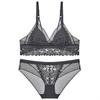 Französische Spitze Ultra-Dünnes Bügelloses Dreieck-BH-Set - Bequem, Atmungsaktiv, Sexy Push-Up-Design