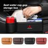 For Car Seat Gap Water Cup Phone Keys Organizer Storage Holder Outlander Pajero Sport Lancer EX ASX L200 Eclipse