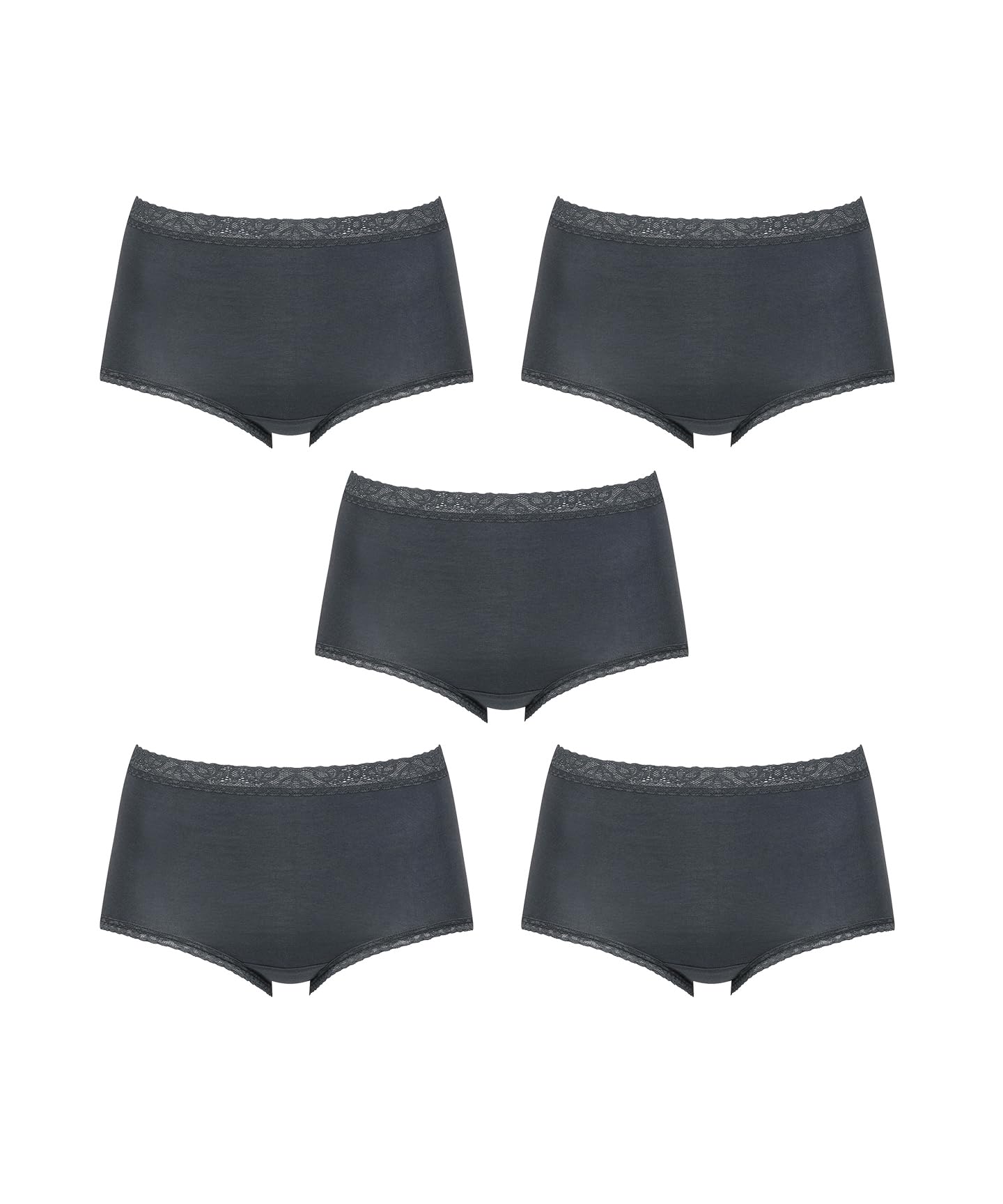 

Daily Fit Cotton Comfortable Deep Size Medium Wing/Wacoal Women s Panties, 5-Piece Set, Blend, Fit, Inseam, EC5835, OC1,