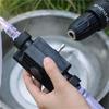 Mini Handheld Drill Pump Compact Portable Electric Water Transfer Tool 8mm Shank Hose Clamps Self Priming Transfer Pump