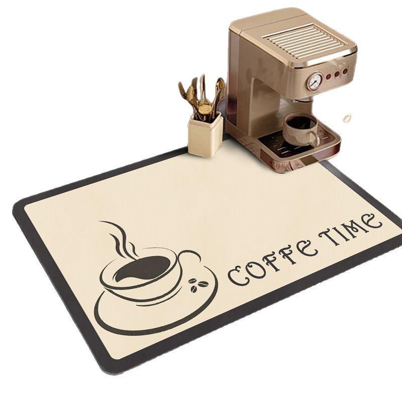 Quick-Dry Drip Mat for Coffee Makers - Water Absorbent, Heat Insulating, Stain-Resistant